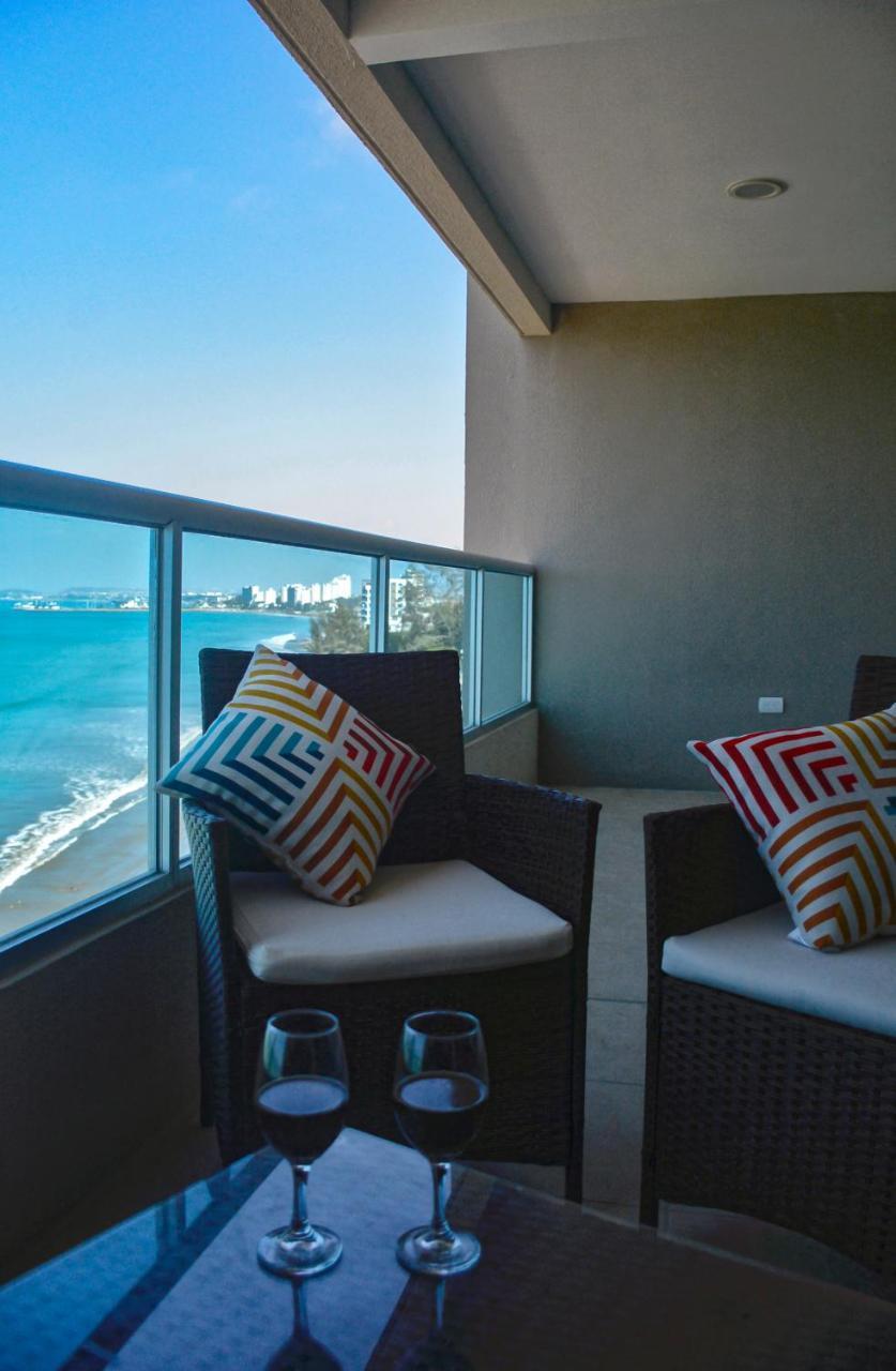 Apartamento Lindo Departamento al pie de playa Edificio TORRE OCEÁNICA Salinas  Exterior foto