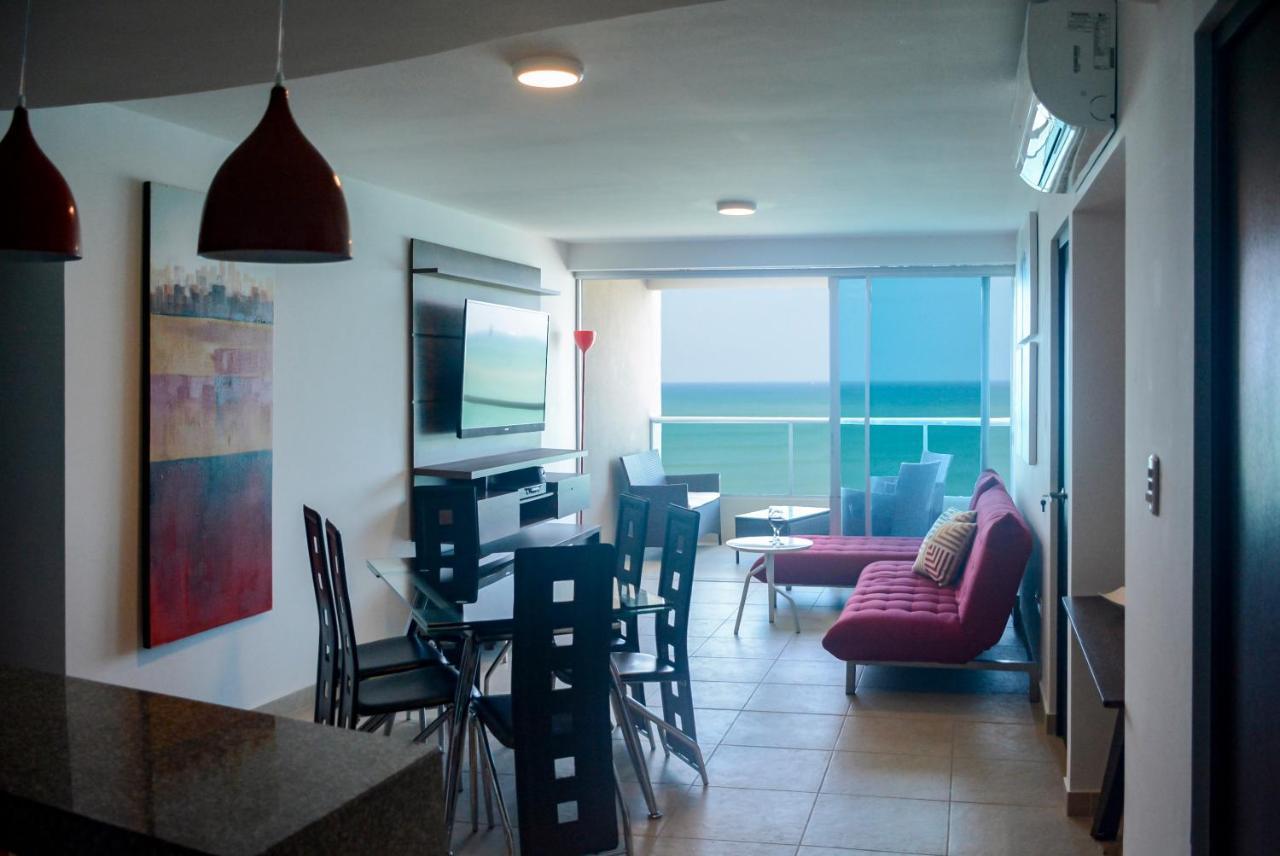 Apartamento Lindo Departamento al pie de playa Edificio TORRE OCEÁNICA Salinas  Exterior foto