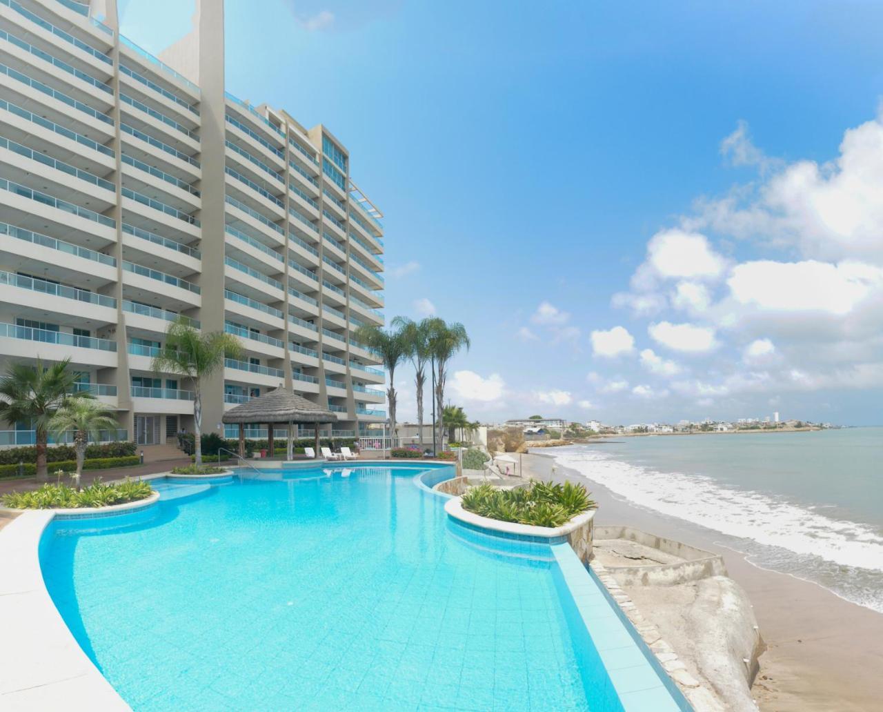 Apartamento Lindo Departamento al pie de playa Edificio TORRE OCEÁNICA Salinas  Exterior foto