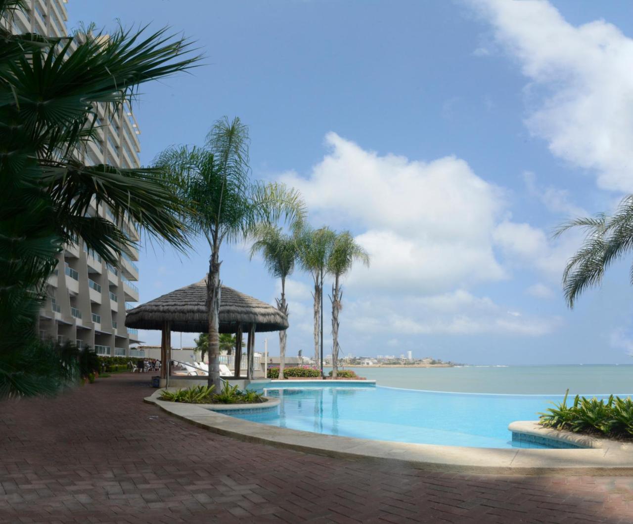 Apartamento Lindo Departamento al pie de playa Edificio TORRE OCEÁNICA Salinas  Exterior foto